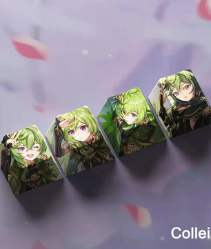Genshin Impact Collei Keycaps 4pc Sublimation R4 Cherry Profile