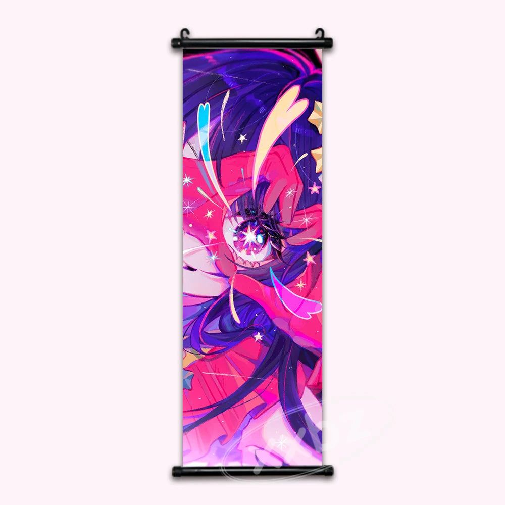 Oshi No Ko Ai Hoshino Anime Poster Canvas Scroll