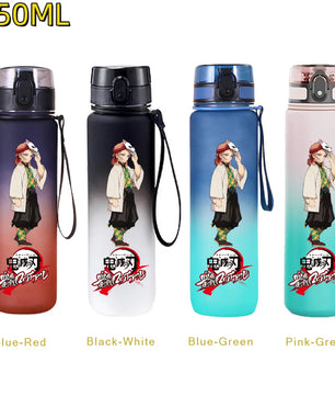 Demon Slayer Sabito Water Bottle – 650ml Leakproof Gym Bottle