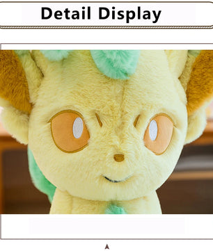 Pokemon Big Size Leafeon Plush Sitting Pose (45cm / 55cm / 65cm)
