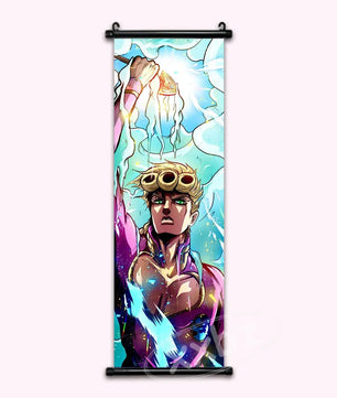 JoJo's Bizarre Adventure Stone Ocean Giorno Giovanna Poster Wall Art
