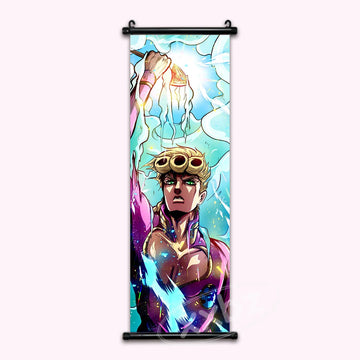 JoJo's Bizarre Adventure Stone Ocean Giorno Giovanna Poster Wall Art