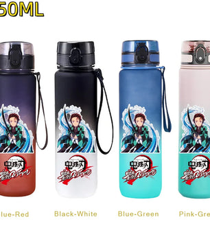 Demon Slayer Tanjiro Kamado Water Bottle – 650ml Leakproof Gym Bottle