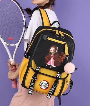 Demon Slayer Nezuko Backpack Anime Bookbag