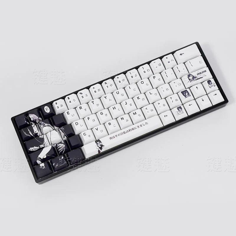 Chainsaw Man Reze Keycaps 140 Keys Cherry Profile Anime Keycaps