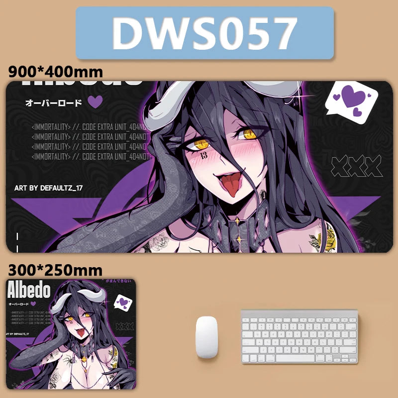 Overlord Albedo Mouse Pad Hot Anime Desk Mat