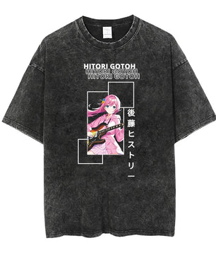 Bocchi The Rock Hitori Gotoh Shirt Oversized Style Anime Shirt