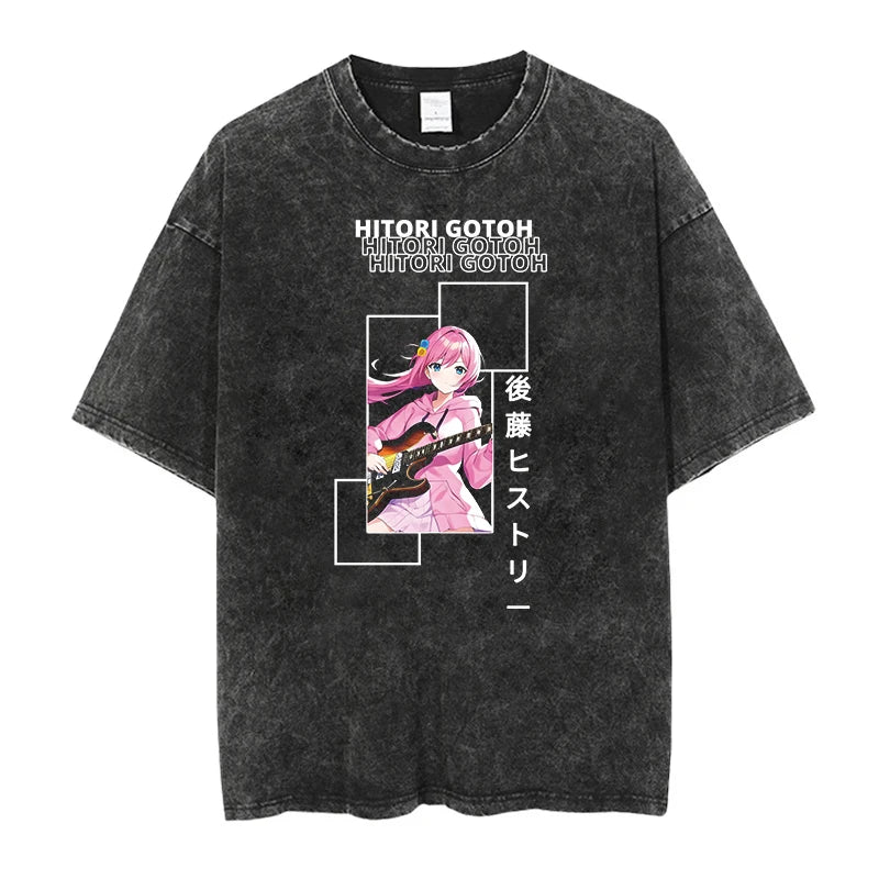 Bocchi The Rock Hitori Gotoh Shirt Oversized Style Anime Shirt