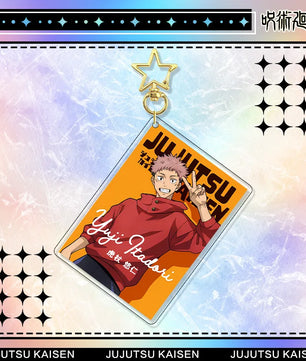 Jujutsu Kaisen Yuji Itadori Acrylic Stand Keychain & Badge Set