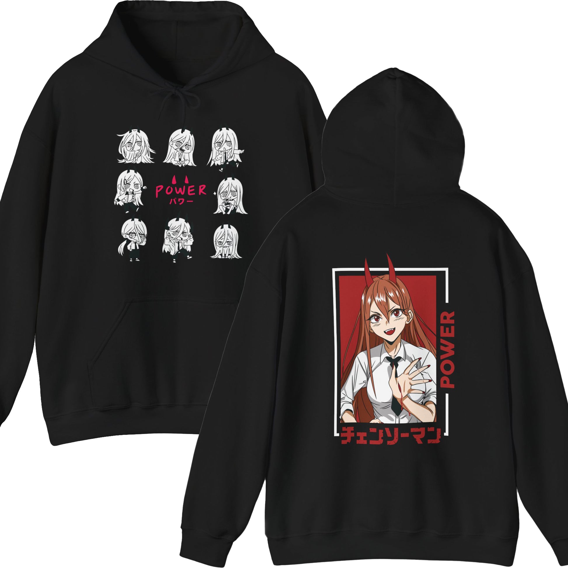 Chainsaw Man Power Hoodie Custom Anime Graphic Hoodie