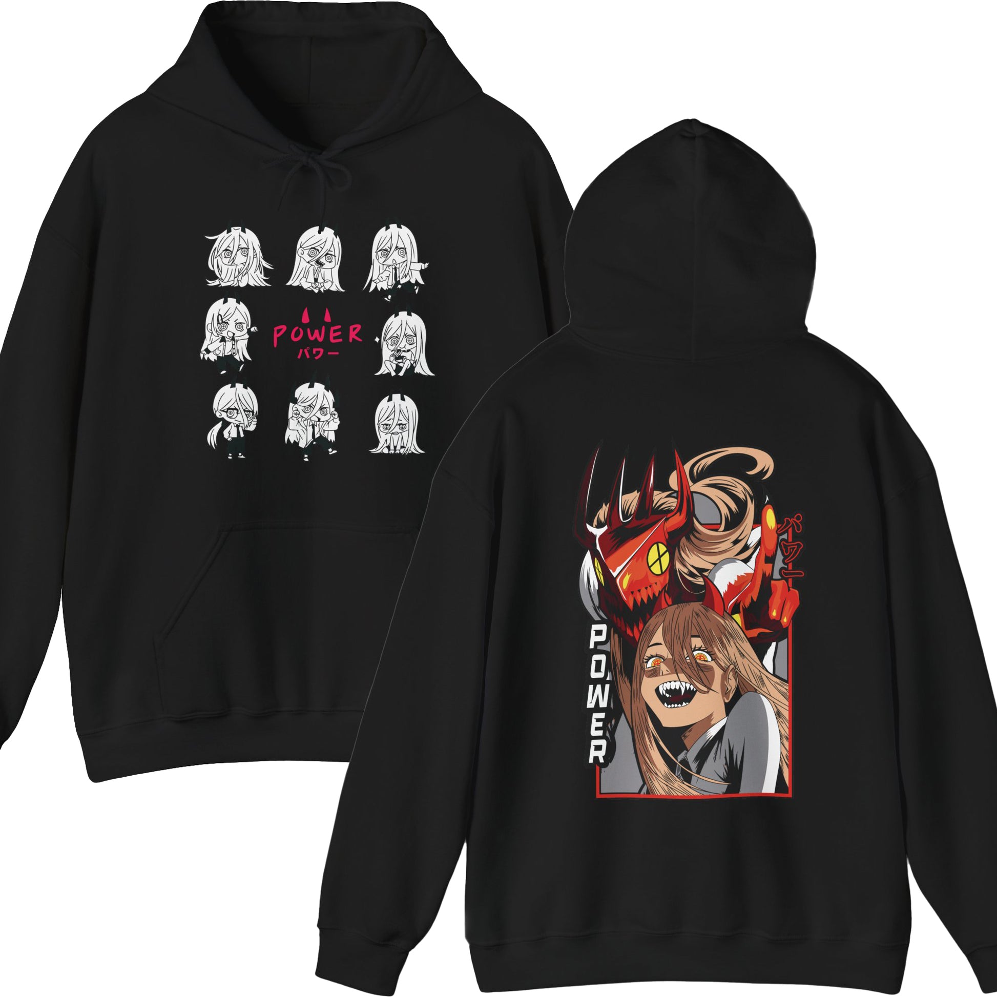 Chainsaw Man Power Hoodie Custom Unisex Anime Graphic Hoodie