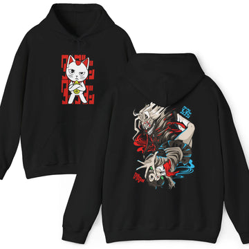 Dandadan Hoodie Custom Momo Ayase and Okarun Hoodie Anime Graphic