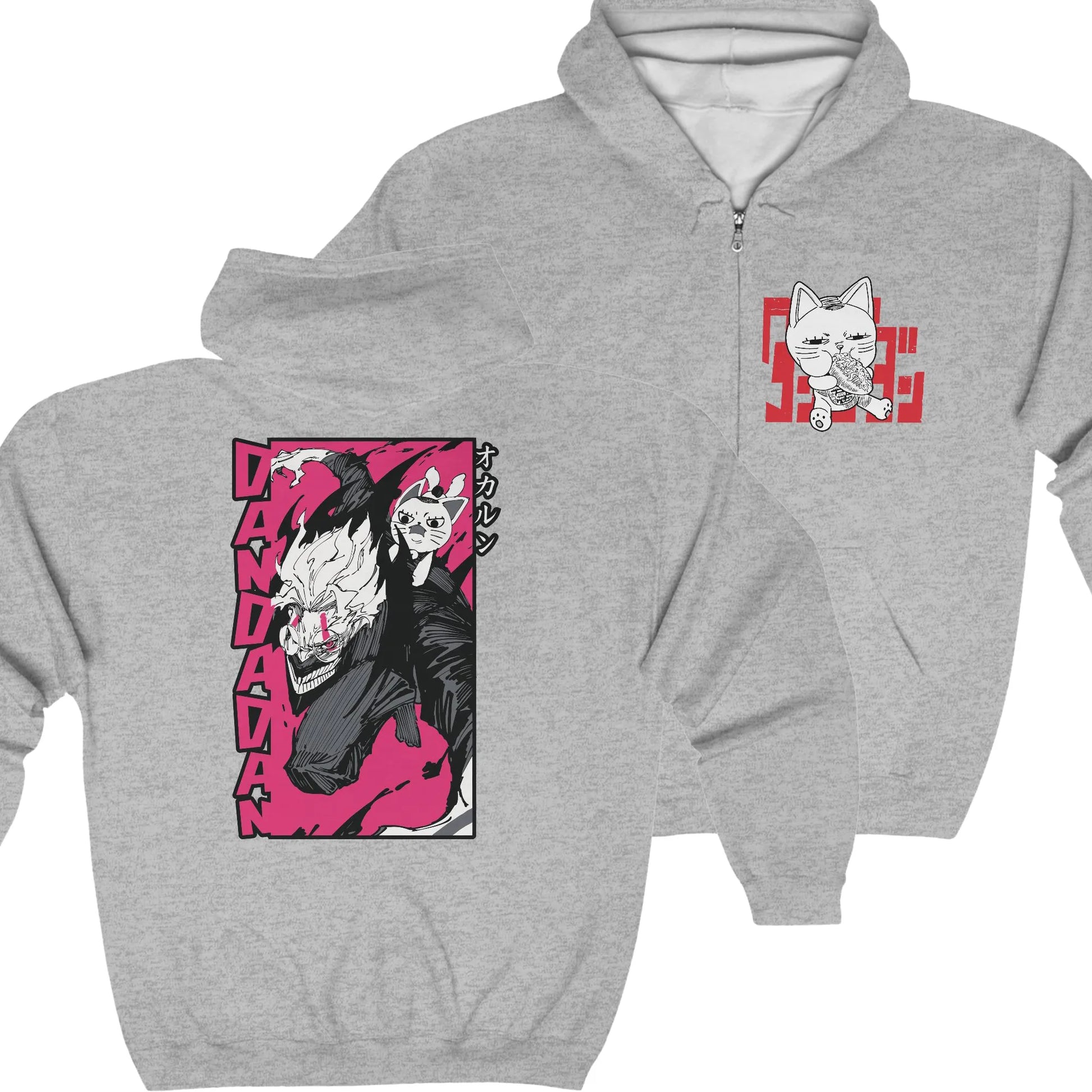 Dandadan Okarun Hoodie Custom Anime Zip Hoodie Graphic