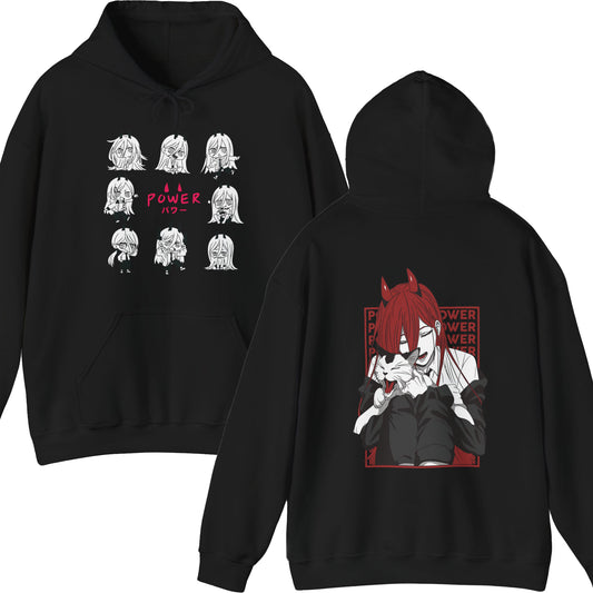 Chainsaw Man Power Hoodie Custom Unisex Anime Graphic Hoodie