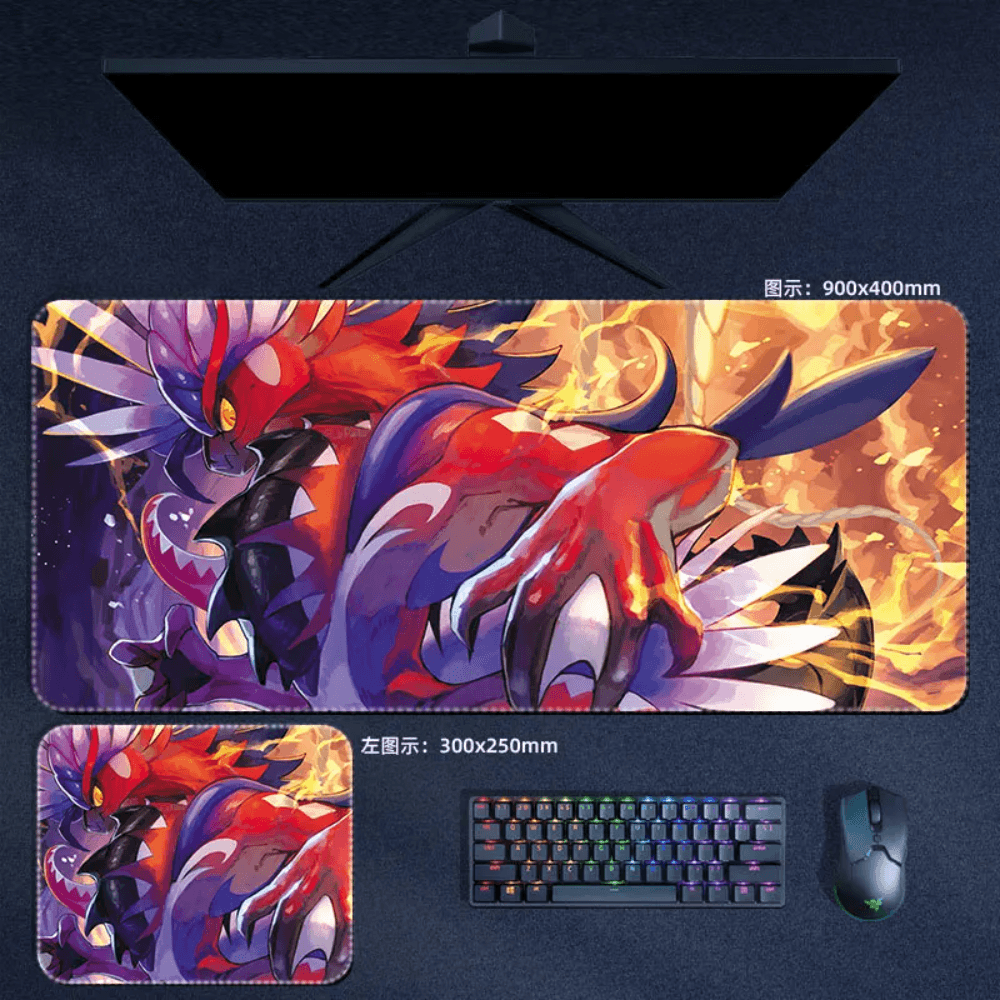 Pokemon Mouse Pad Large Anime Koraidon Mouse Pad Desk Mat