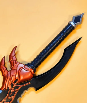 Solo Leveling Sung Jinwoo Kasaka’s Venom Fang Copper Claw-Guard Anime Prop Replica Wooden Dagger
