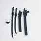 Anime Mobile Suit Girl Action Figure Elite Swordsman Accessory Set