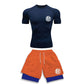 Anime Style Compression Shirt & Shorts Set - Anime Workout Set Rash Guard