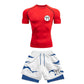 Anime Style Compression Shirt & Shorts Set - Anime Workout Set Rash Guard