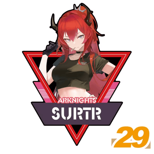 Arknights Surtr PC Case Sticker Anime Sticker Decals