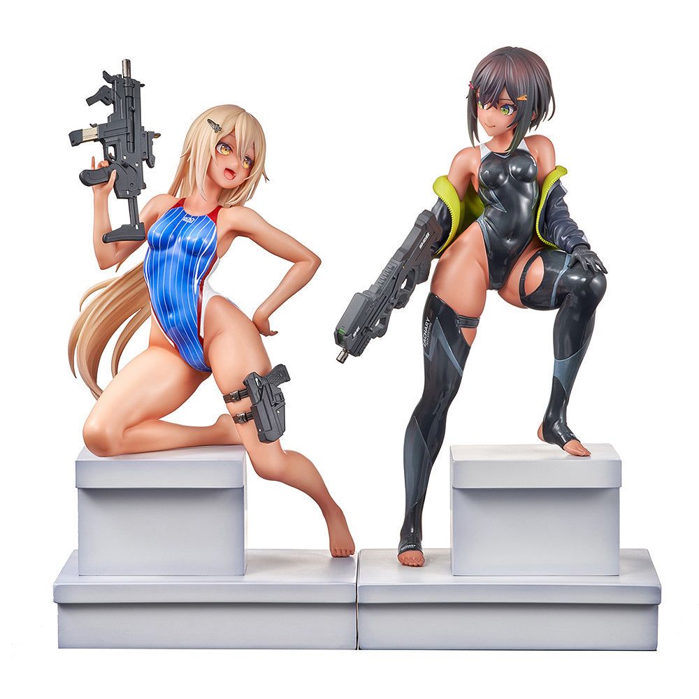 Arms Note Swim Team Bucho-Chan & Kohai-Chan 1/7 Scale Figure Set