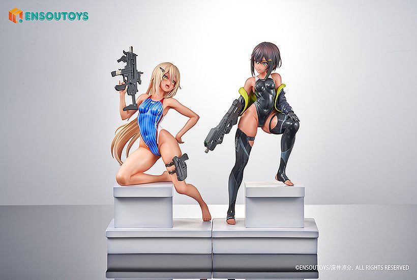 Arms Note Swim Team Bucho-Chan & Kohai-Chan 1/7 Scale Figure Set