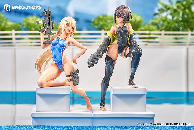 Arms Note Swim Team Bucho-Chan & Kohai-Chan 1/7 Scale Figure Set