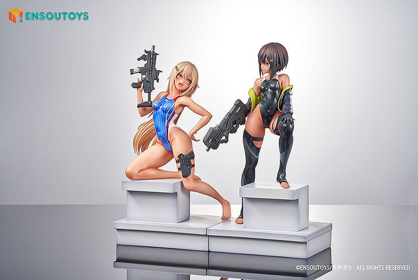 Arms Note Swim Team Bucho-Chan & Kohai-Chan 1/7 Scale Figure Set