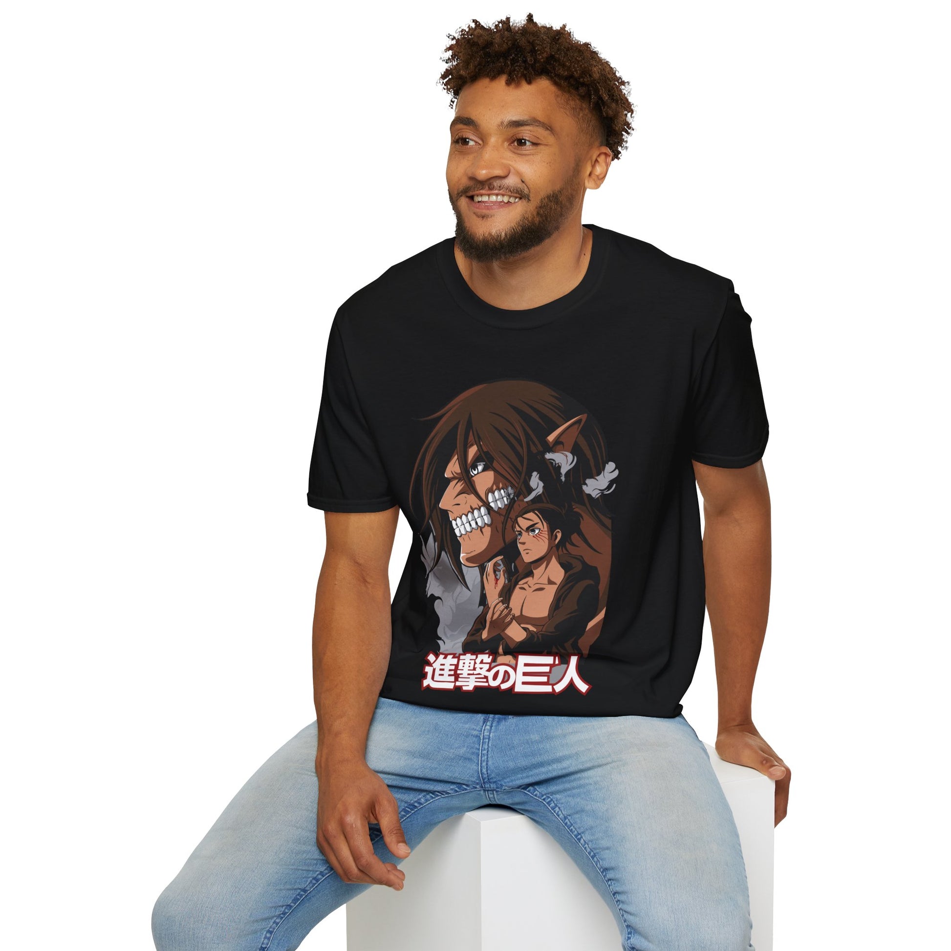 Attack on Titan Anime Shirt Custom Eren Shirt Graphic Tee