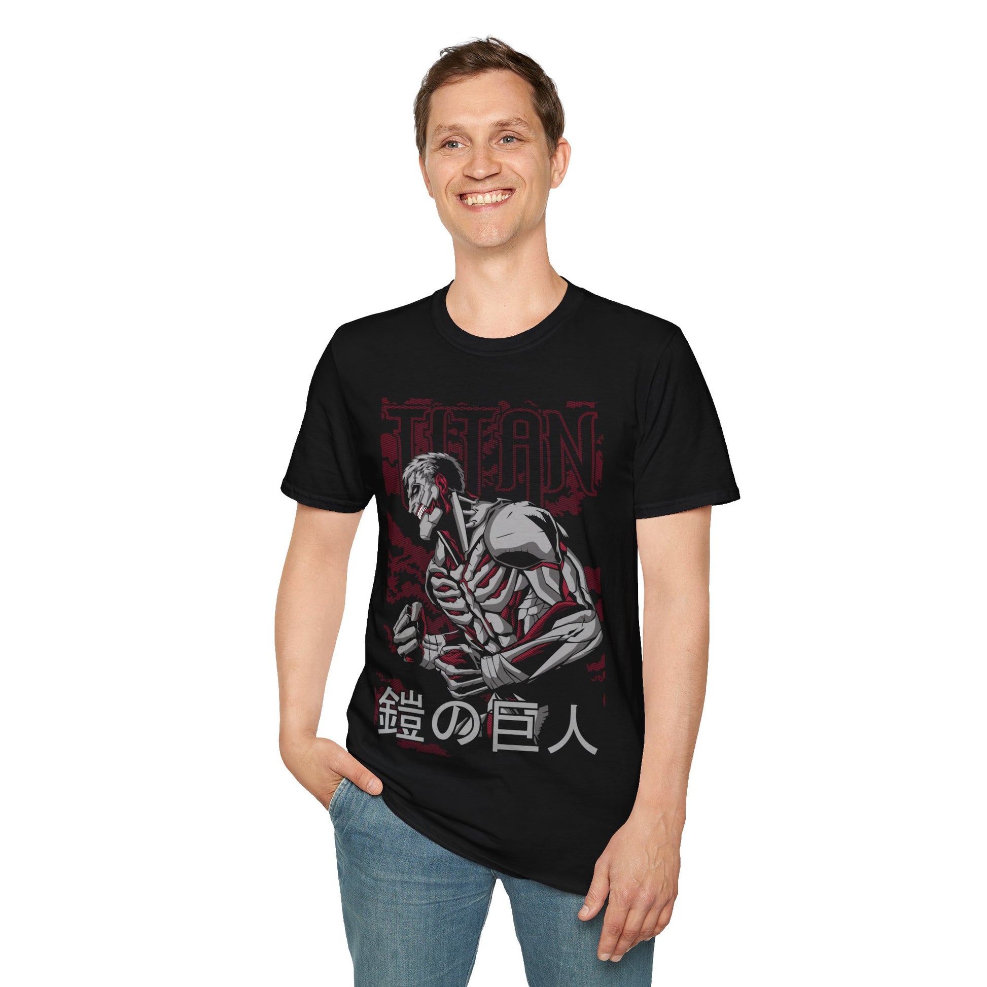 Attack on Titan Armored Titan Shirt Custom Anime Shirt Graphic Tee