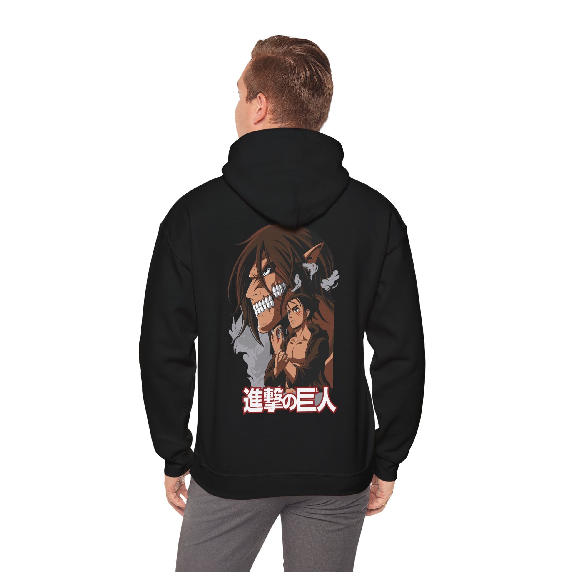 Attack on Titan Eren Hoodie Custom Anime Hoodie Graphic