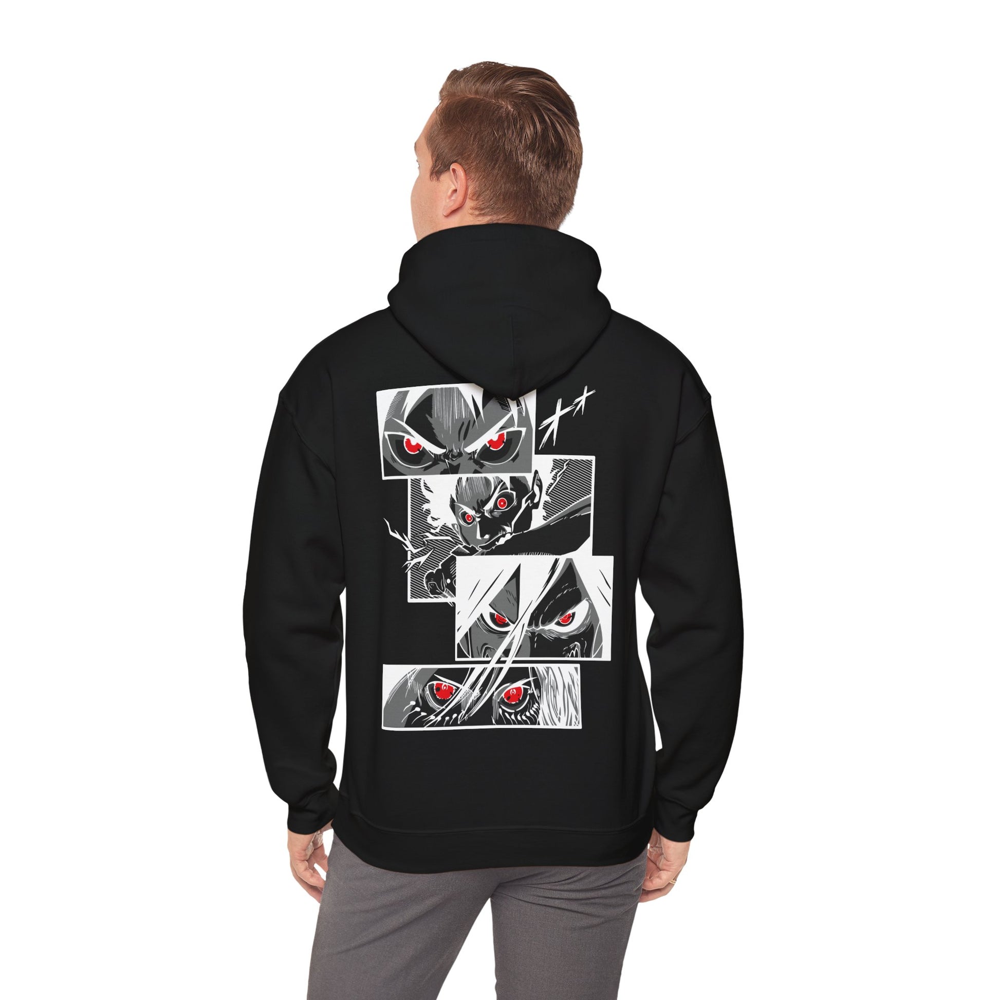 Attack on Titan Eren Hoodie Custom Manga Style Anime Hoodie