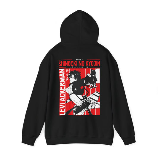 Attack on Titan Levi Ackerman Hoodie Custom Anime Hoodie Graphic