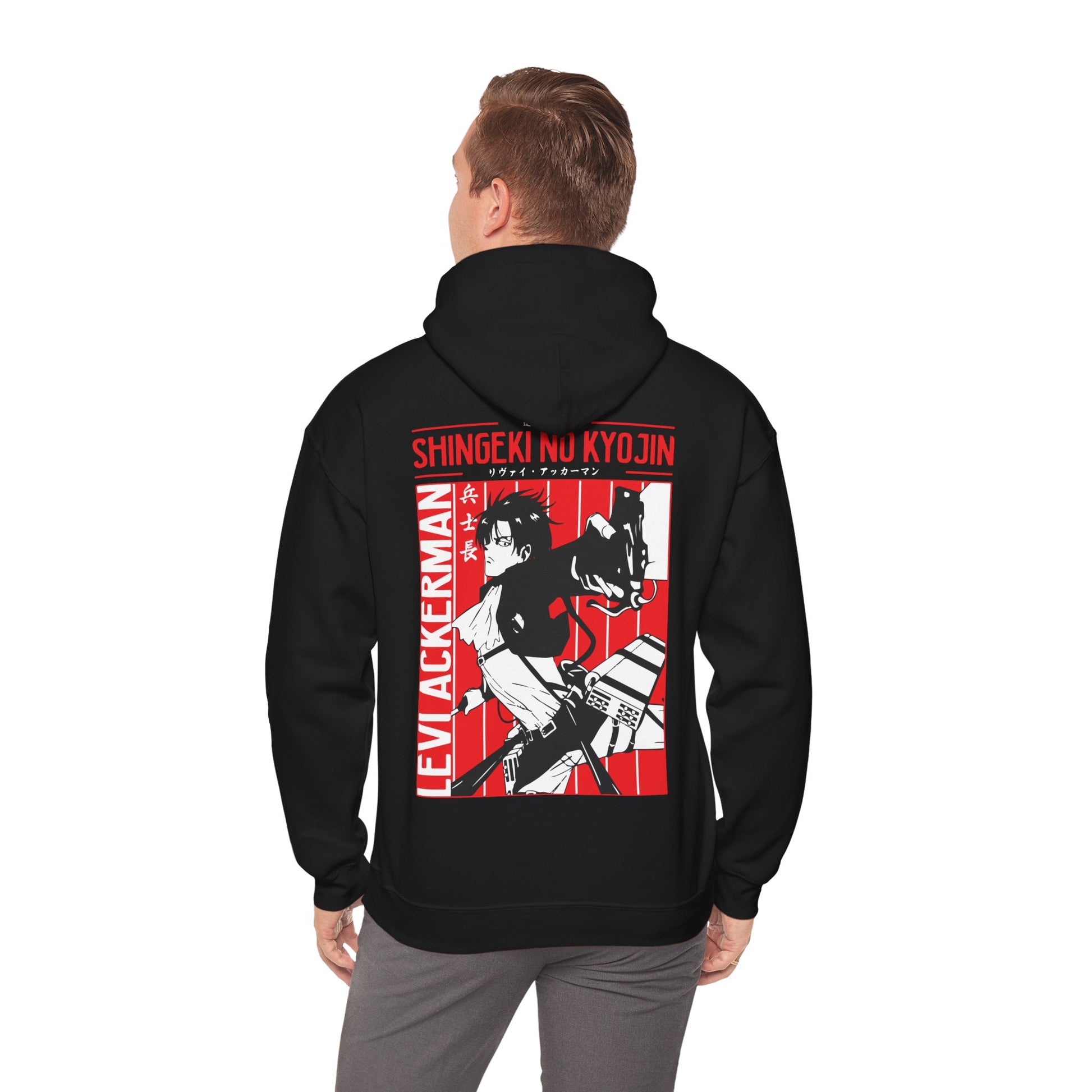 Attack on Titan Levi Ackerman Hoodie Custom Anime Hoodie Graphic