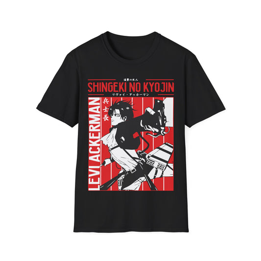 Attack on Titan Levi Ackerman Shirt Custom Anime Shirt Graphic Tee