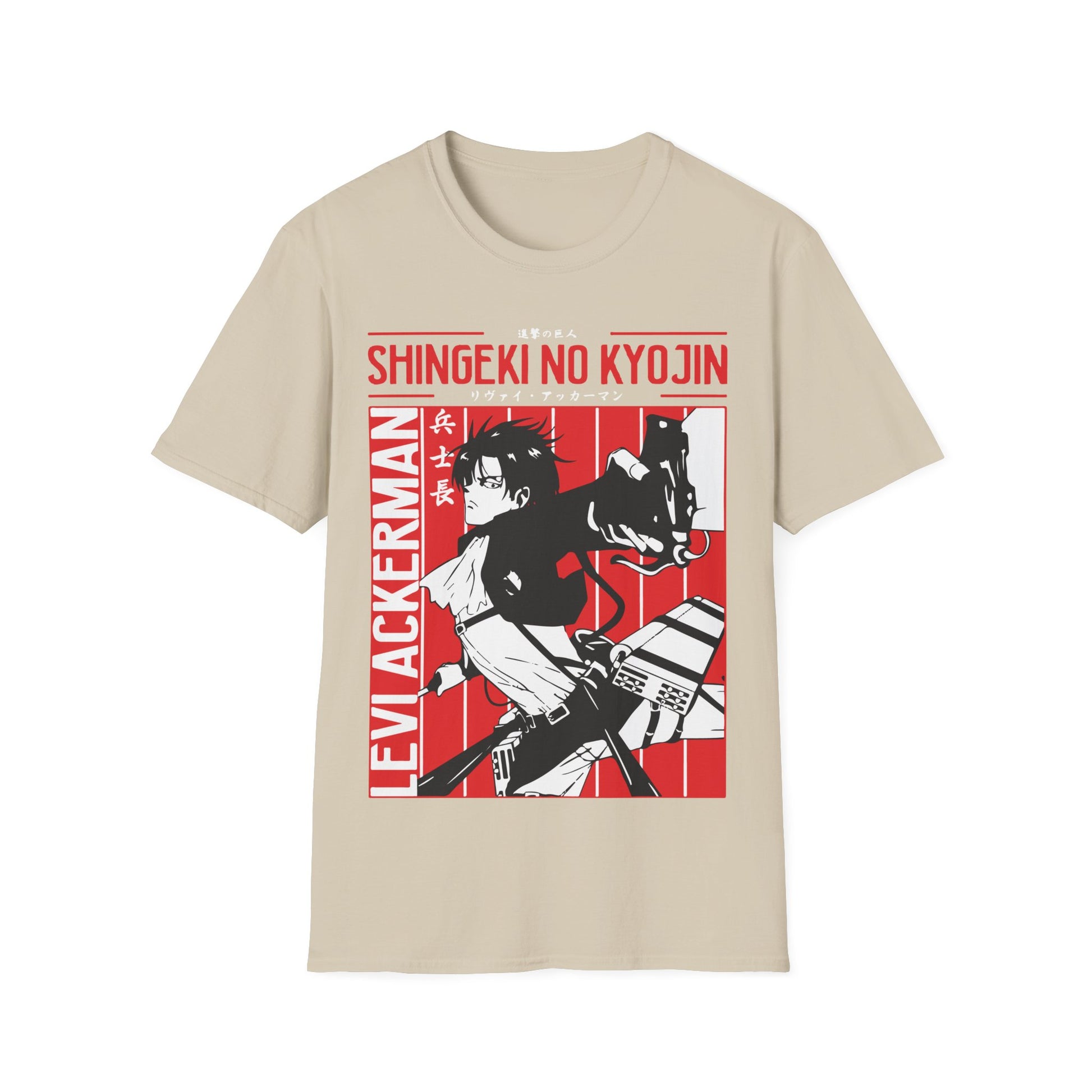 Attack on Titan Levi Ackerman Shirt Custom Anime Shirt Graphic Tee