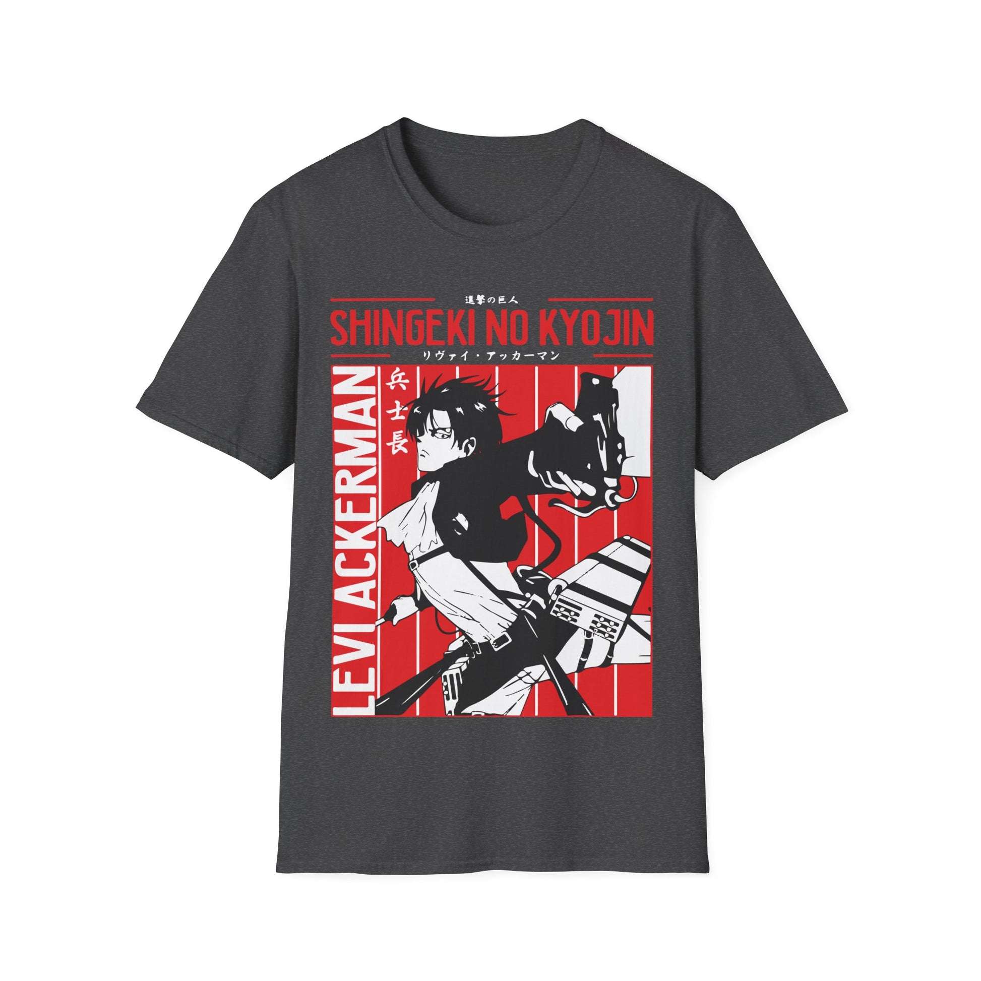 Attack on Titan Levi Ackerman Shirt Custom Anime Shirt Graphic Tee