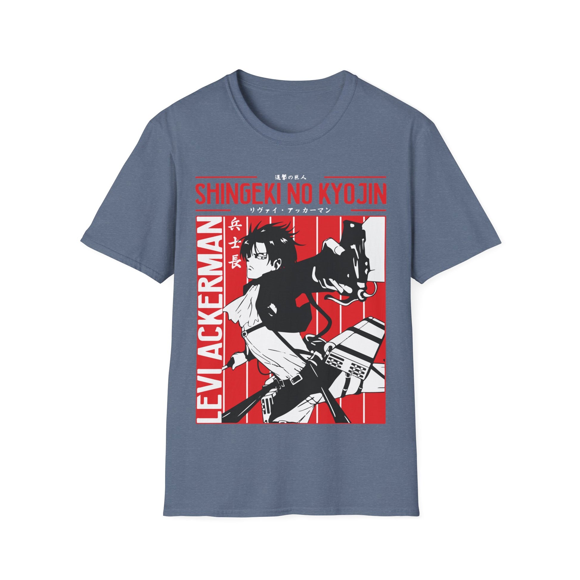 Attack on Titan Levi Ackerman Shirt Custom Anime Shirt Graphic Tee