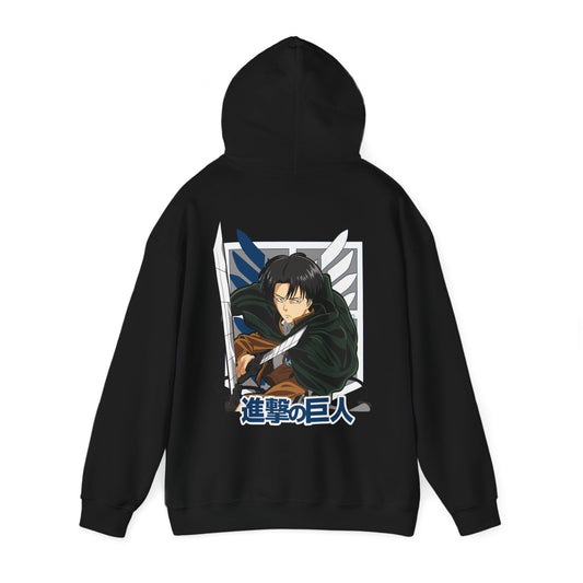 Attack on Titan Levi Hoodie Custom Anime Hoodie Graphic