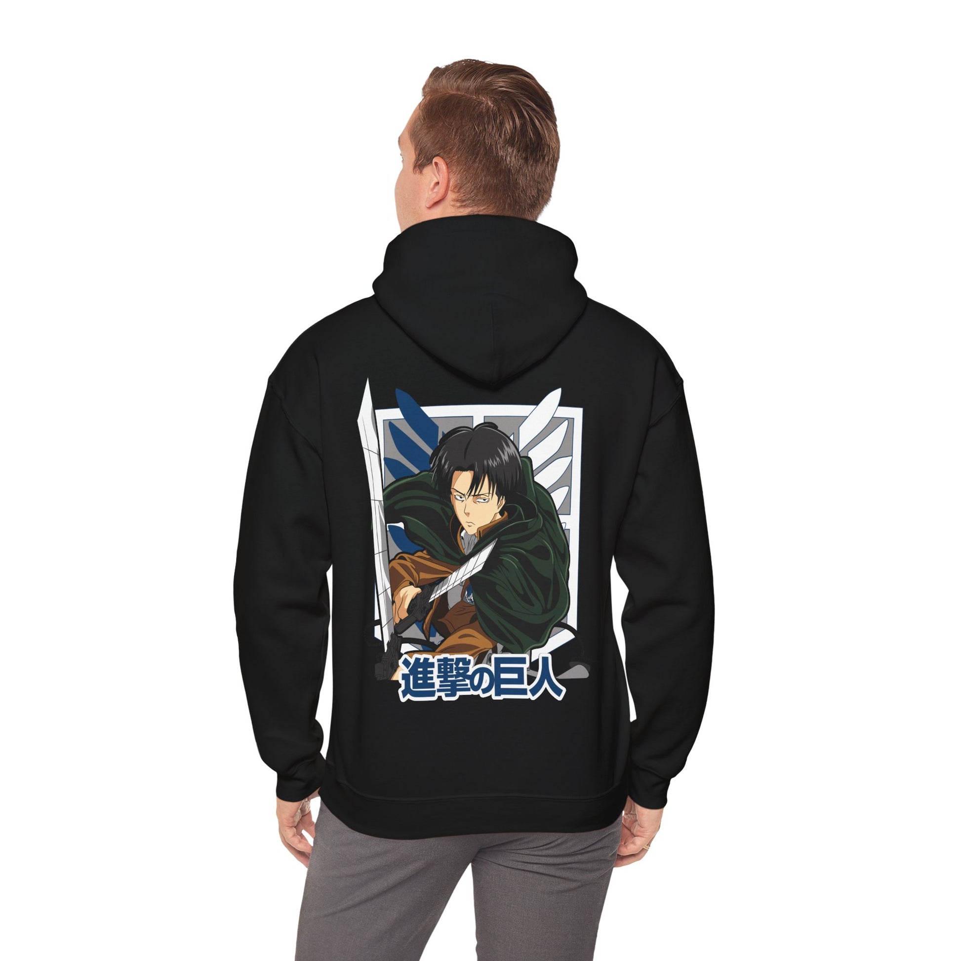 Attack on Titan Levi Hoodie Custom Anime Hoodie Graphic