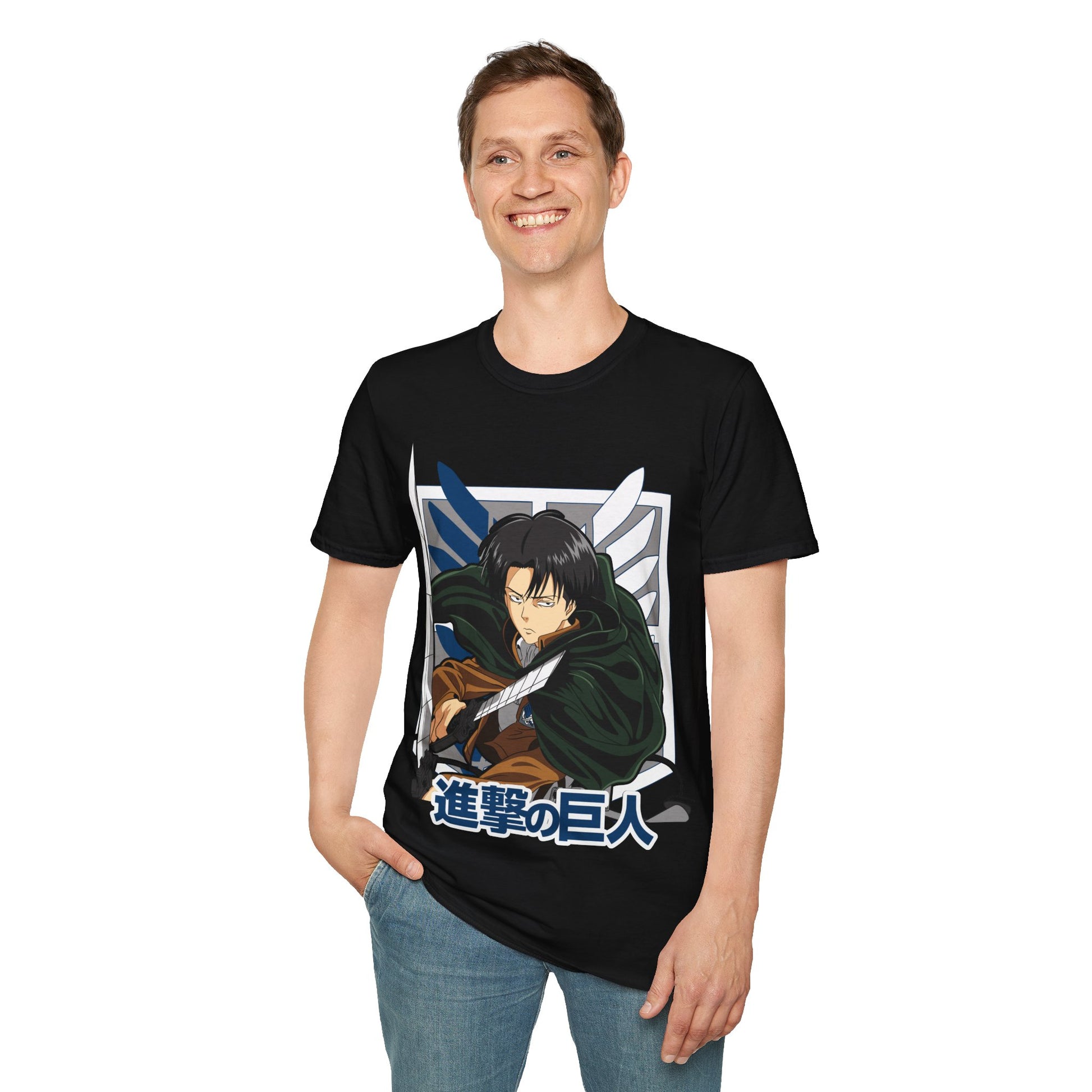 Attack on Titan Levi Shirt Custom Anime Shirt Graphic Tee