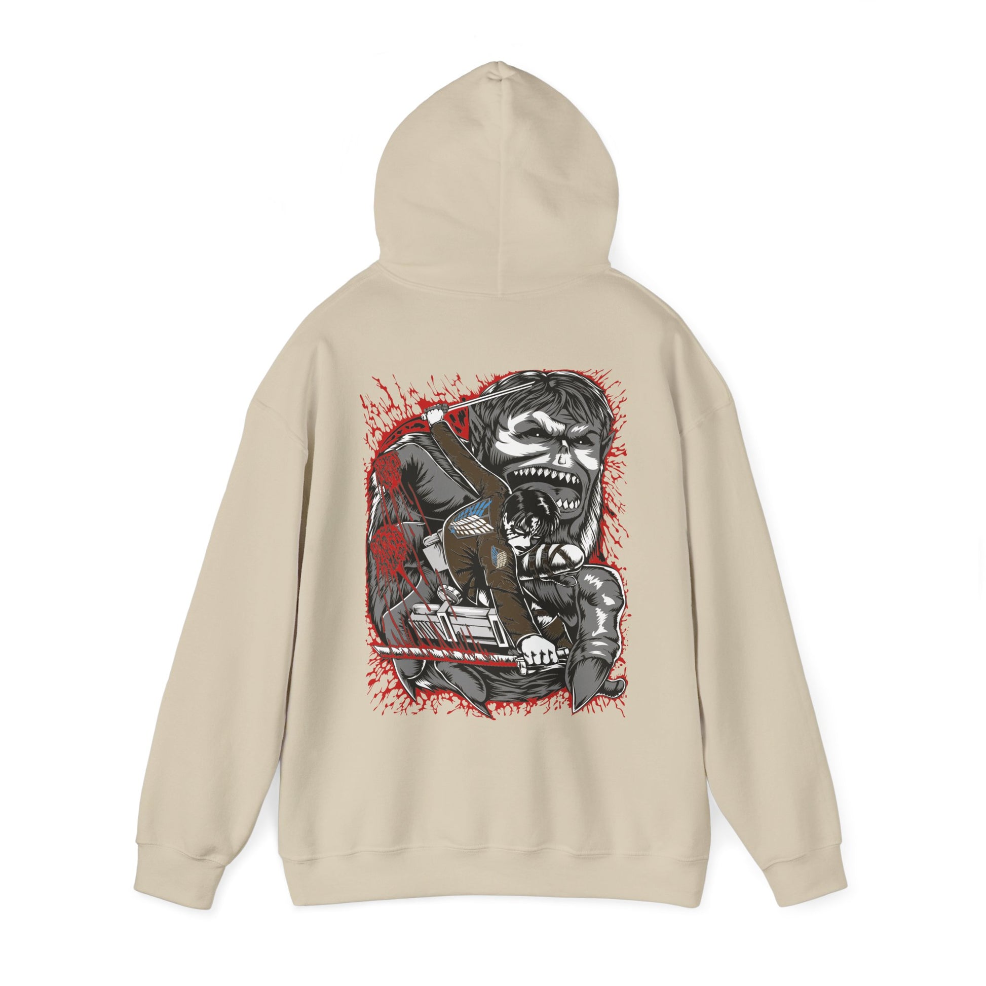 Attack on Titan Levi vs Zeke Hoodie Custom Anime Hoodie