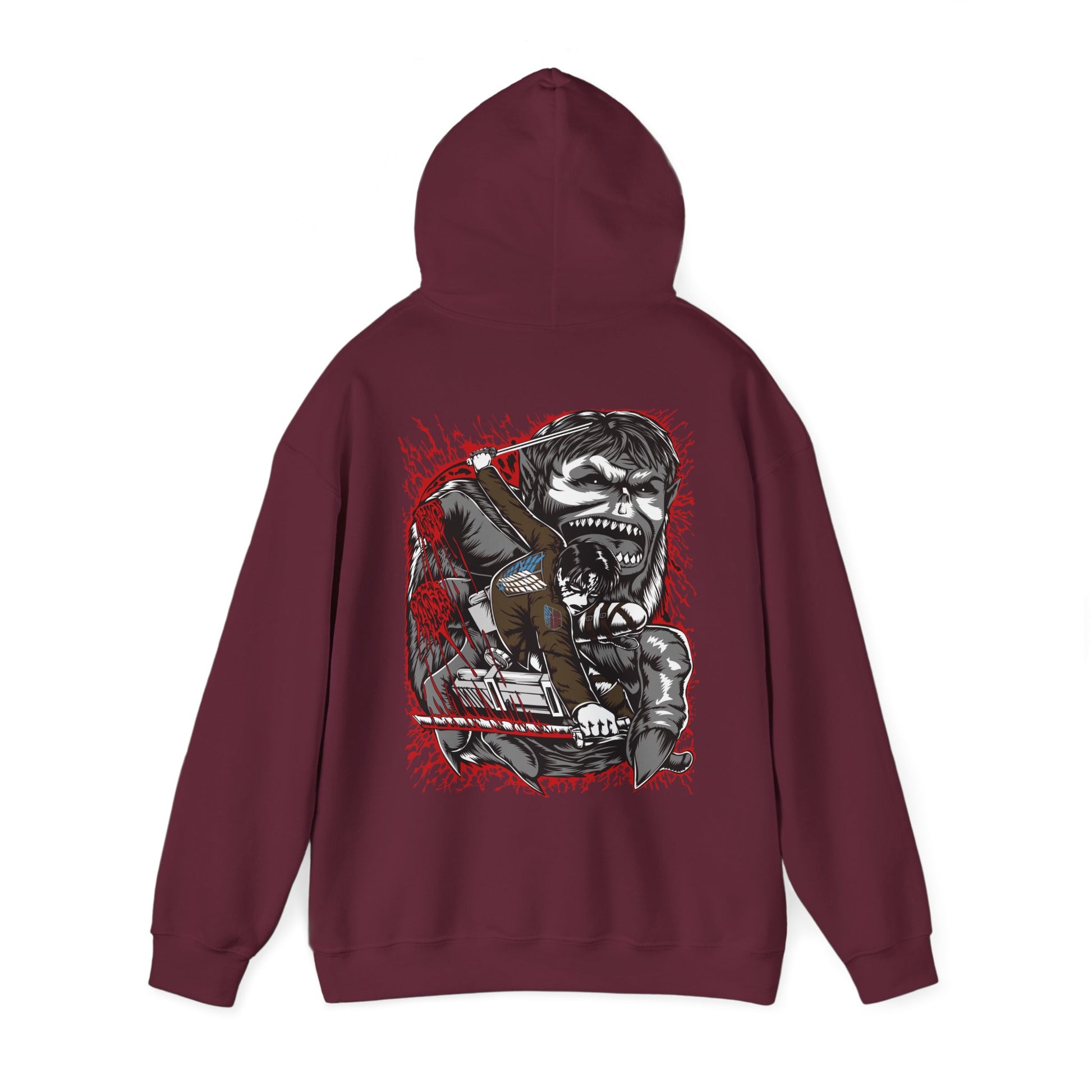 Attack on Titan Levi vs Zeke Hoodie Custom Anime Hoodie