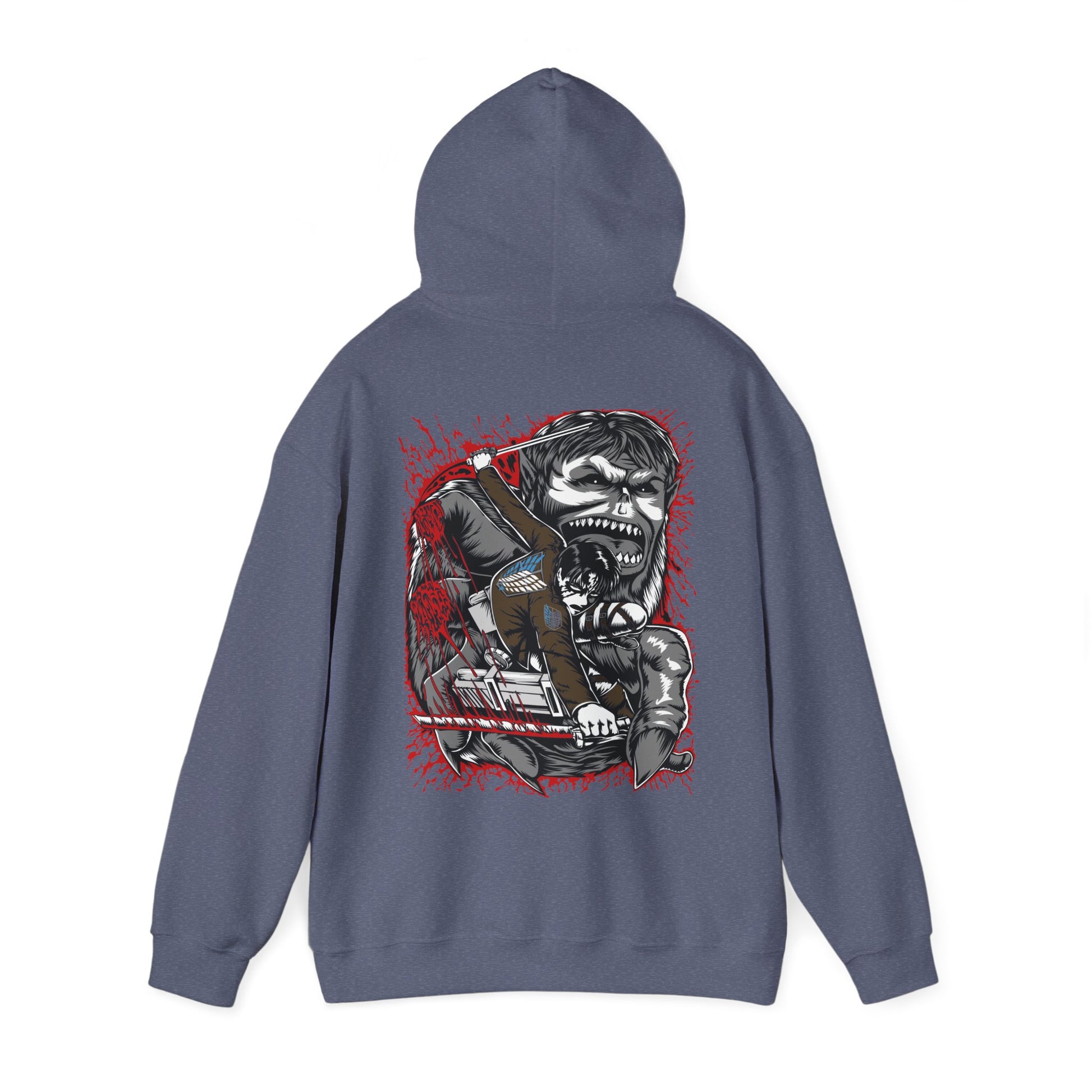 Attack on Titan Levi vs Zeke Hoodie Custom Anime Hoodie