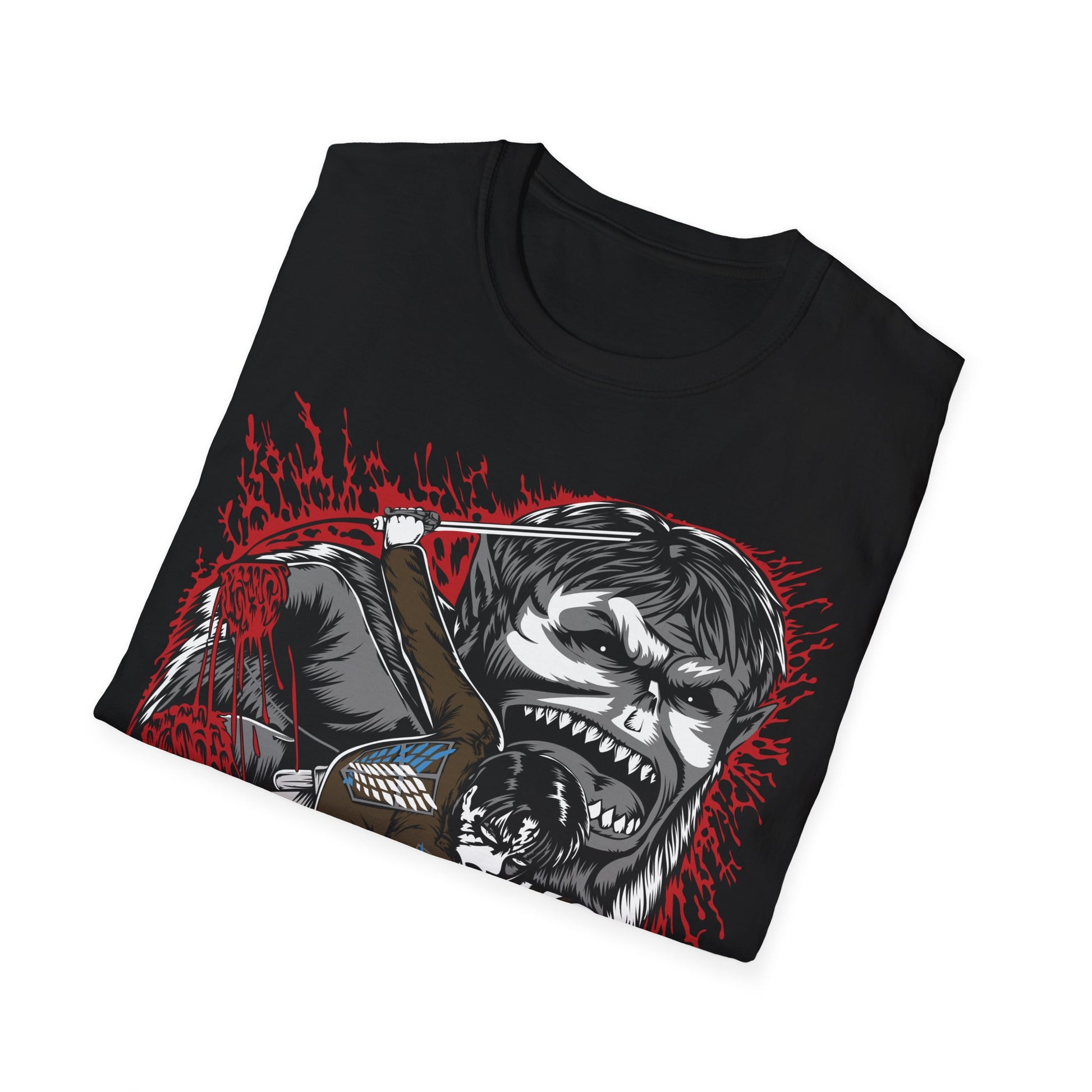 Attack on Titan Levi vs Zeke Shirt Custom Anime Shirt Graphic Tee