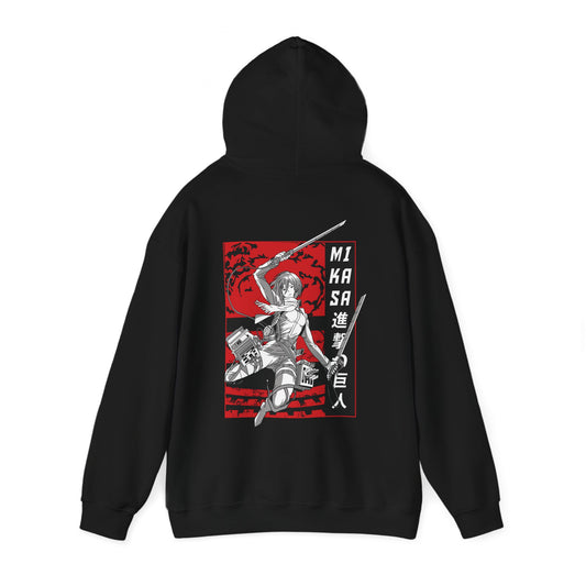 Attack on Titan Mikasa Hoodie Custom Anime Hoodie Graphic