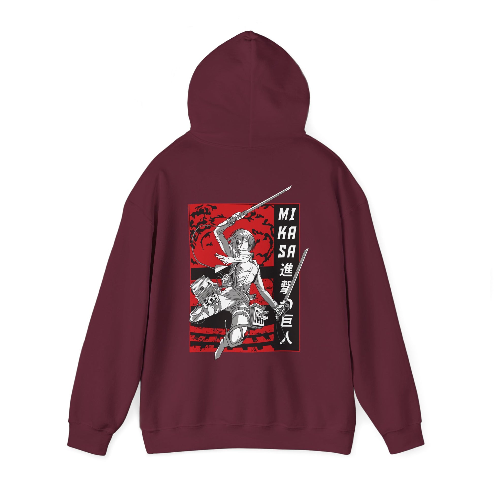 Attack on Titan Mikasa Hoodie Custom Anime Hoodie Graphic