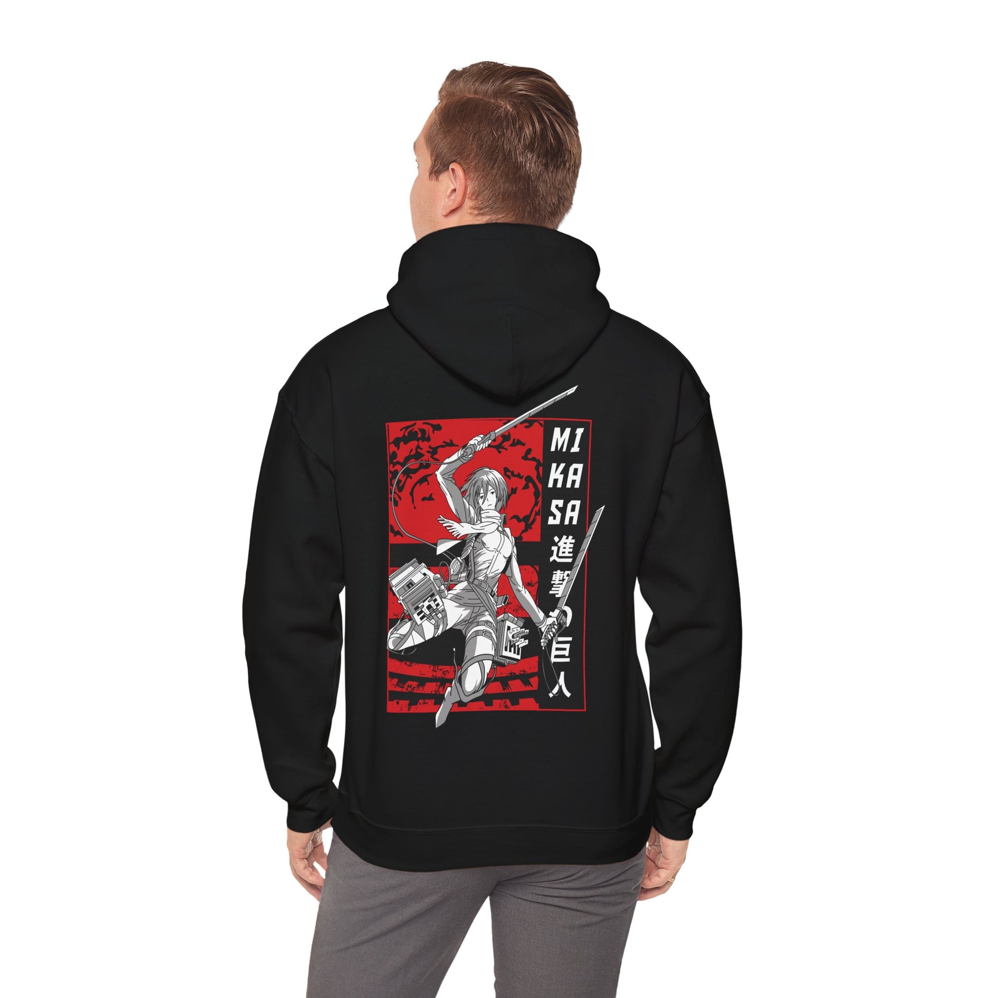 Attack on Titan Mikasa Hoodie Custom Anime Hoodie Graphic