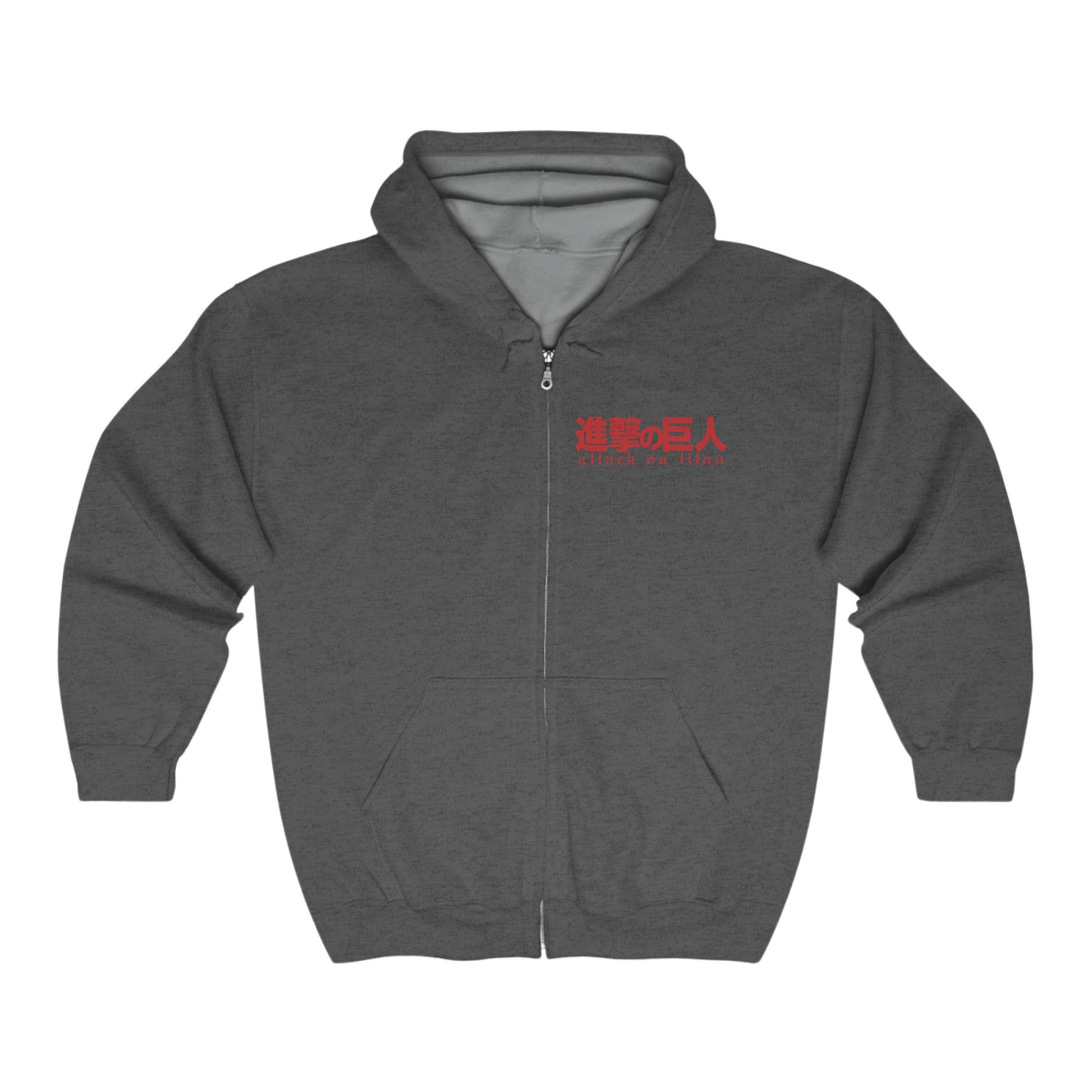 Attack on Titan Mikasa Hoodie Custom Graphic Zip Hoodie