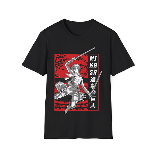 Attack on Titan Mikasa Shirt Custom Anime Shirt Graphic Tee